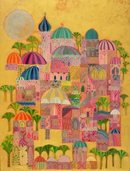 The Golden City, 1993-94 (akryl på lerret)